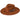 Stetson Midtown Wool Felt Wide Brim Fedora in Cognac
