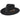 Stetson Midtown Wool Felt Wide Brim Fedora in Black