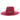 Stetson Midtown Wool Felt Wide Brim Fedora in Burgandy