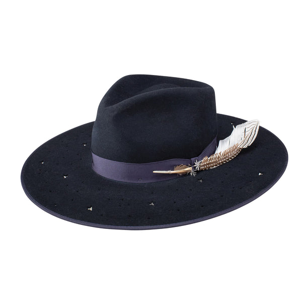 Shop Stetson Night Sky Wool Fedora - DapperFam – DAPPERFAM display picture 3