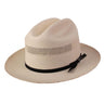 Stetson Open Road 5 Vented Shantung Outdoor Straw Hat in Natural #color_ Natural