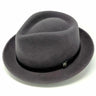 Stetson Prof Wool Felt Fedora in Caribou #color_ Caribou