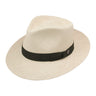 Stetson Retro Genuine Panama Fedora Hat in Natural #color_ Natural