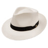 Stetson Reward Pinch Front Shantung Straw Fedora in Natural #color_ Natural