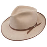 Stetson Stratoliner SE (Special Edition) Firm Wool Felt Fedora in Silver Belly #color_ Silver Belly