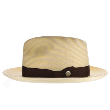 Stetson The Moor Genuine Panama Fedora Hat in #color_