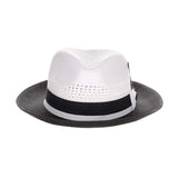 Steven Land Elliott Pinch Front Natural Straw Fedora
