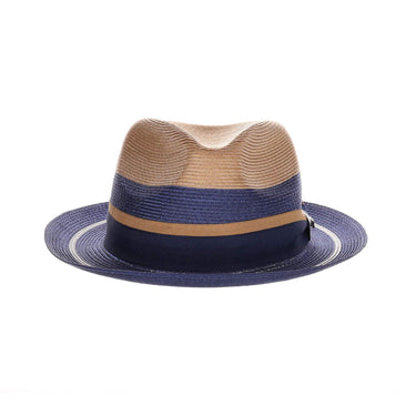 Steven Land 5th Avenue Milan Straw Fedora in #color_