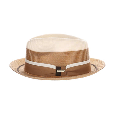 Steven Land 5th Avenue Milan Straw Fedora in #color_
