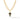 Stone Cross Pendant - Gold Set