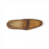 Carrucci Shoes Stylish Suede Penny Loafer