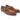 Carrucci Shoes Stylish Suede Penny Loafer in Brown #color_ Brown
