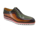 Carrucci Shoes Two-Tone Brogue Oxford Dress Shoe