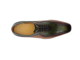 Carrucci Shoes Two-Tone Brogue Oxford Dress Shoe