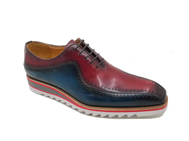 Carrucci Shoes Two-Tone Brogue Oxford Dress Shoe