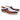 Carrucci Shoes Two-Tone Brogue Oxford Dress Shoe in Cognac White #color_ Cognac White