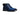 Suede Faux Shearling Combat Boot in Denim #color_ Denim