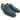Carrucci Shoes Suede Penny Loafer Contrast Stitch in Olive #color_ Olive