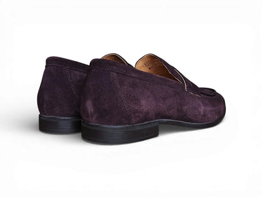 Suede Penny Loafer with Flexible Outsole — view 4