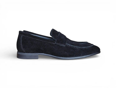 Suede Penny Loafer with Flexible Outsole — view 10
