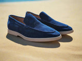 Carrucci Shoes Supple Suede Slip-On Loafer