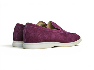 Carrucci Shoes Supple Suede Slip-On Loafer