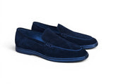 Carrucci Shoes Supple Suede Slip-On Loafer in Black