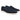 Carrucci Shoes Suede Penny Loafer with Sporty Sole in Black #color_ Black