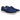 Carrucci Shoes Suede Penny Loafer with Sporty Sole in Blue #color_ Blue