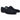 Carrucci Shoes Supple Suede Single Monk Strap Shoe in Black #color_ Black