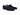 Carrucci Shoes Supple Suede Single Monk Strap Shoe in Black #color_ Black