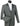 Vinci Gray Regular Fit 2 Piece Tuxedo - T-2PP