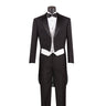 Vinci Black Regular Fit 3 Piece Tuxedo - T-2X