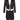 Vinci Black Regular Fit 3 Piece Tuxedo - T-2X