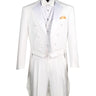 Vinci White Regular Fit 3 Piece Tuxedo - T-2X