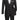 Vinci Black Regular Fit 2 Piece Tuxedo - F-T900