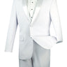 Vinci White Regular Fit 2 Piece Tuxedo - T-900