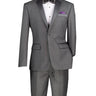 Vinci Gray Slim Fit 2 Piece Tuxedo - T-SC900