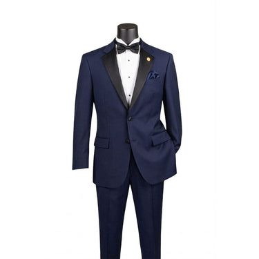 Vinci Navy Slim Fit 2 Piece Tuxedo - T-SC900