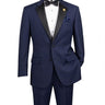 Vinci Navy Slim Fit 2 Piece Tuxedo - T-SC900