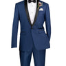 Vinci Blue Slim Fit 2 Piece Tuxedo - T-SS