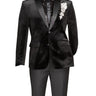 Vinci Black Slim Fit 2 Piece Tuxedo - T-SV