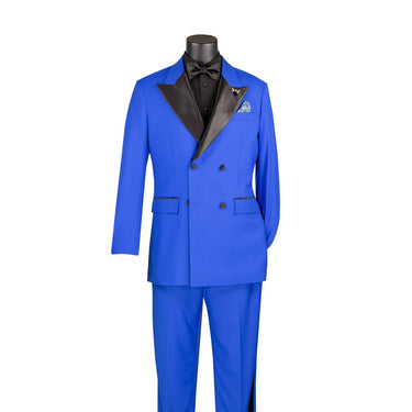 Vinci Royal Regular Fit Double Breasted Tuxedo - TDB-900