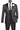 Vinci Black Slim Fit 3 Piece Tuxedo - TVSJ-1