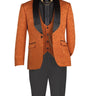 Vinci Caramel Slim Fit 3 Piece Tuxedo - TVSJ-1