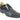 Carrucci Shoes Textured Leather Blucher Dress Shoe in Navy #color_ Navy