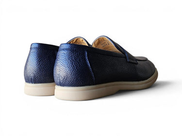 Carrucci Shoes Tumble Calfskin Penny Loafer