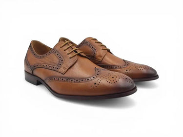 Carrucci Shoes Tumbled Leather Blucher Oxford