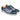 Carrucci Shoes Two Tone Cap Toe Calfskin Oxford in Black Gray #color_ Black Gray