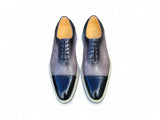 Carrucci Shoes Two Tone Cap Toe Calfskin Oxford